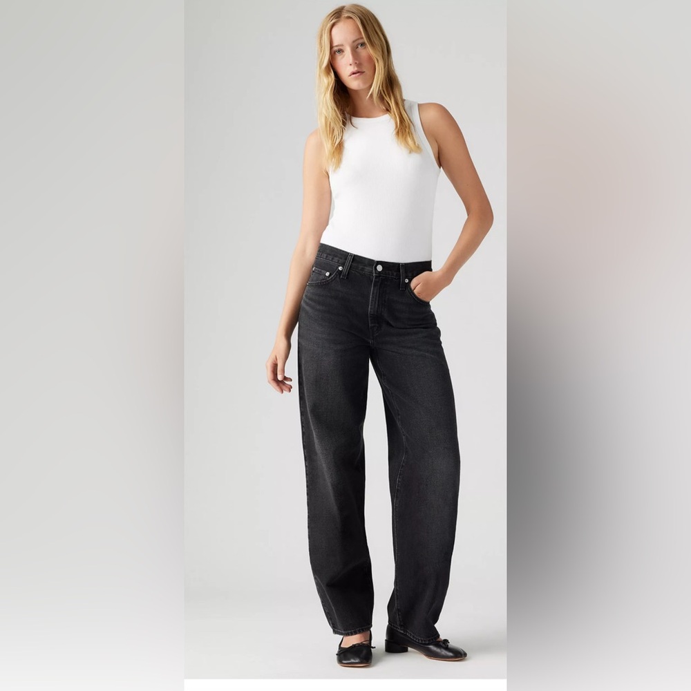 Levi's Dark Gray Flare Jeans